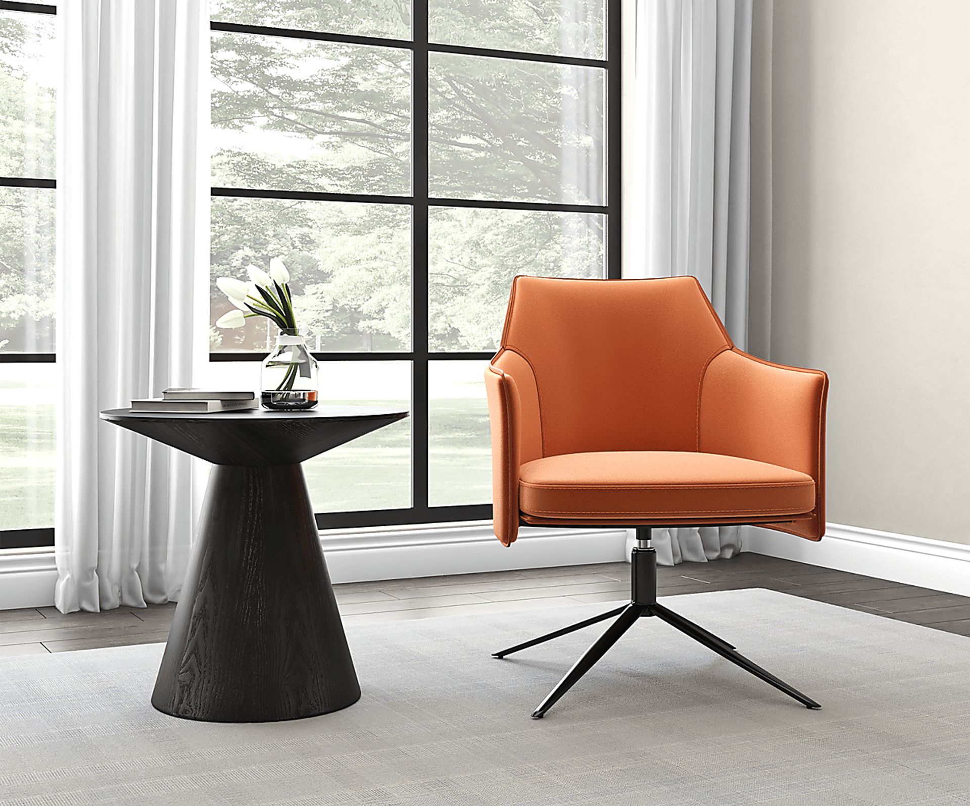 Ellenrich Cognac Accent Chair - Image 4