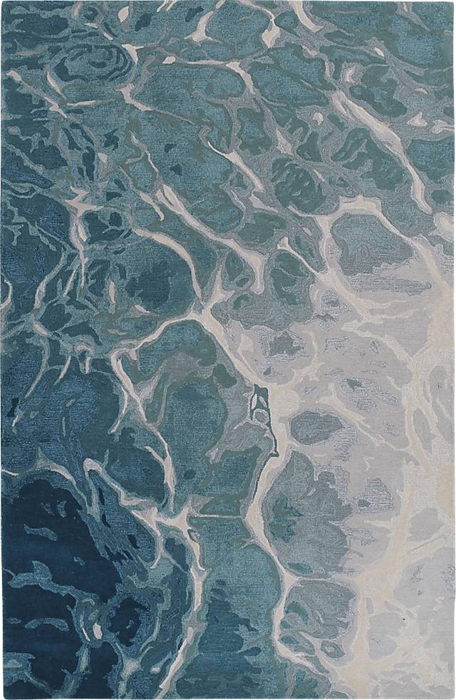Ellenville Blue 3'5 x 5'5 Rug - Thumbnail - Image 1