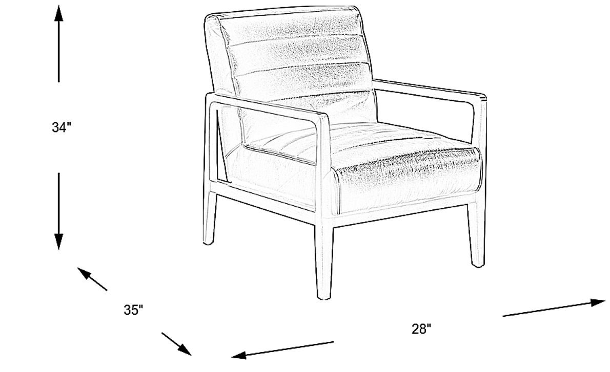 Ellenwood Black Leather Accent Chair Rooms To Go