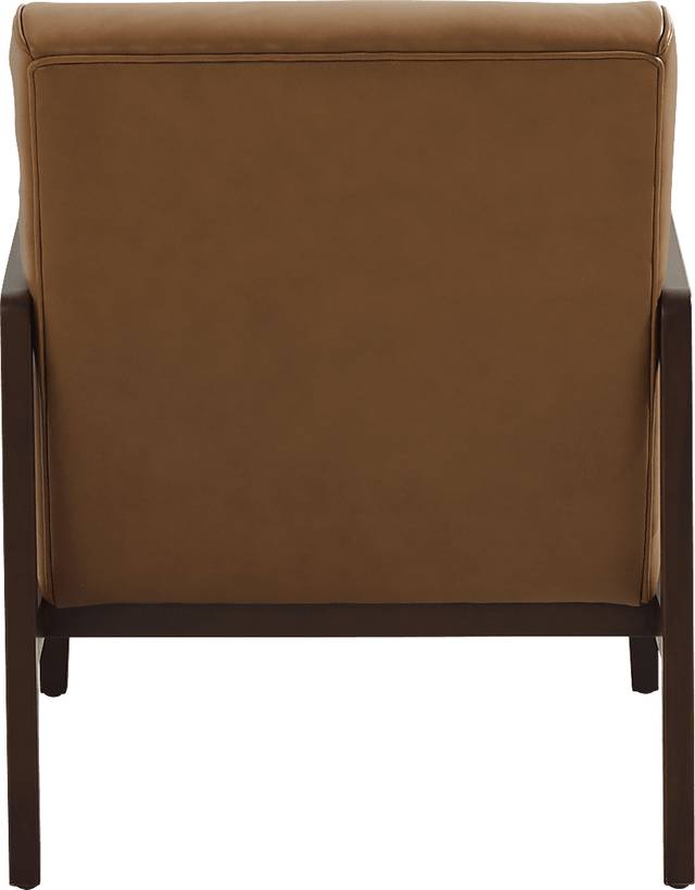 Ellenwood Saddle Leather Accent Chair - Thumbnail - Image 3