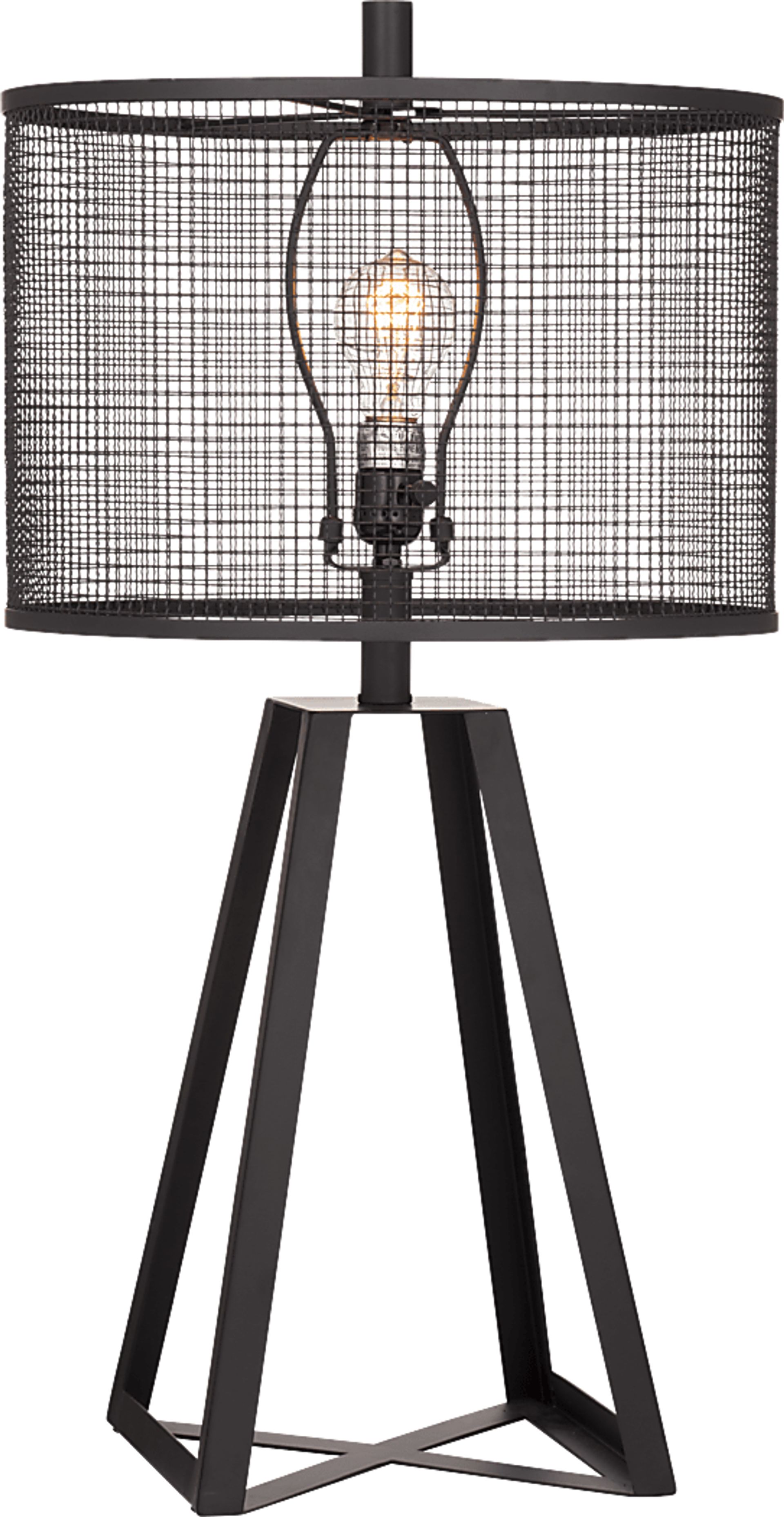 Ellery Court Black Lamp - Image 1