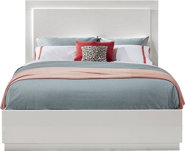 Ellery Way White 7 Pc Queen Panel Bedroom - Thumbnail - Image 2