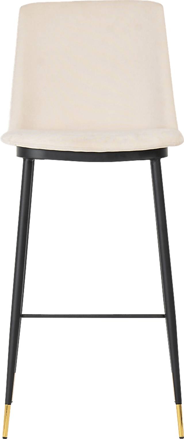 Ellian Cream Counter Height Stool, Set of 2 - Thumbnail - Image 2