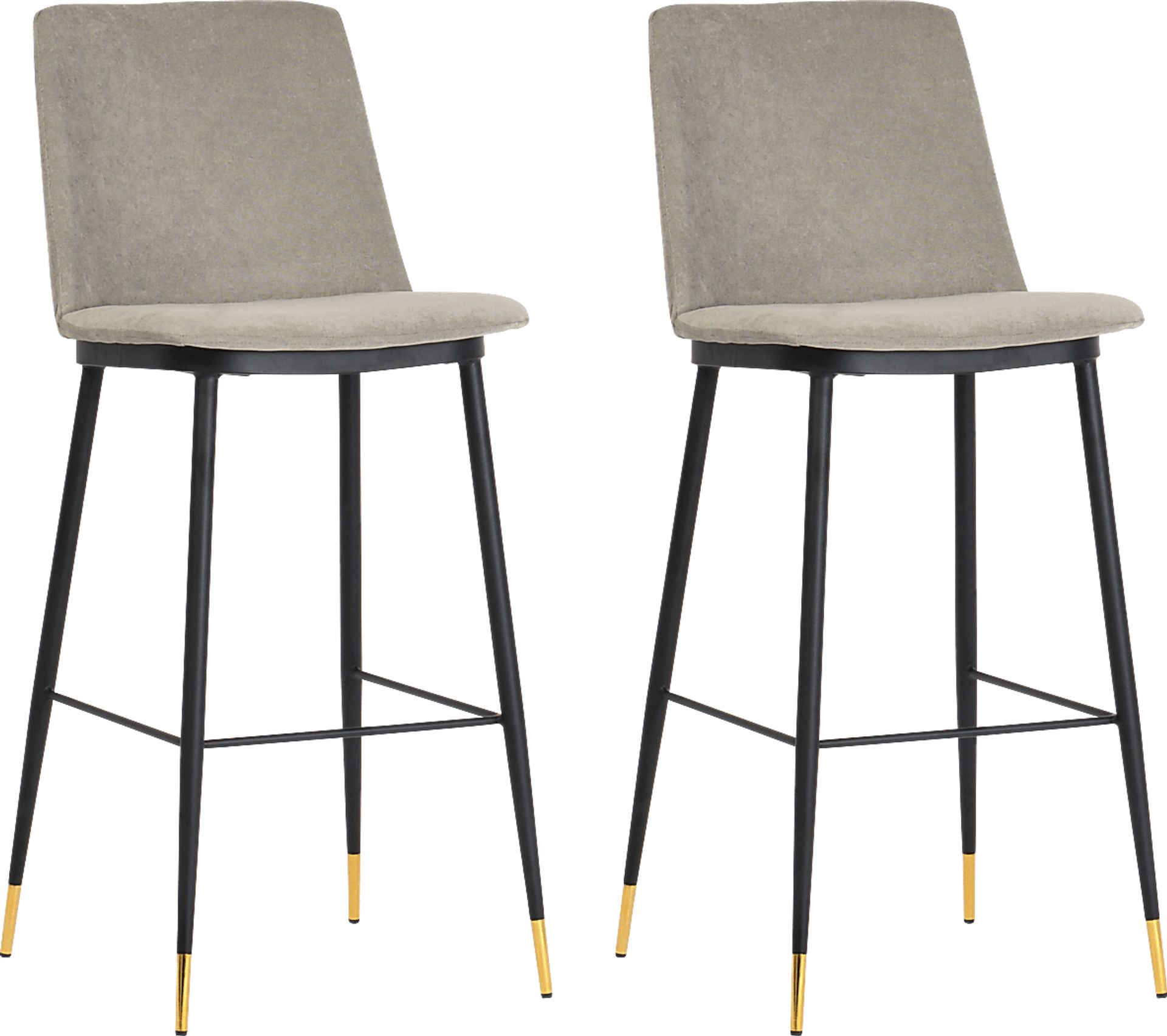 Ellian Gray Counter Height Stool, Set of 2 - Image 1