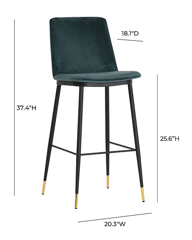 Ellian Green Counter Height Stool, Set of 2 - Thumbnail - Image 8