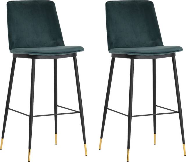 Ellian Green Counter Height Stool, Set of 2 - Thumbnail - Image 1