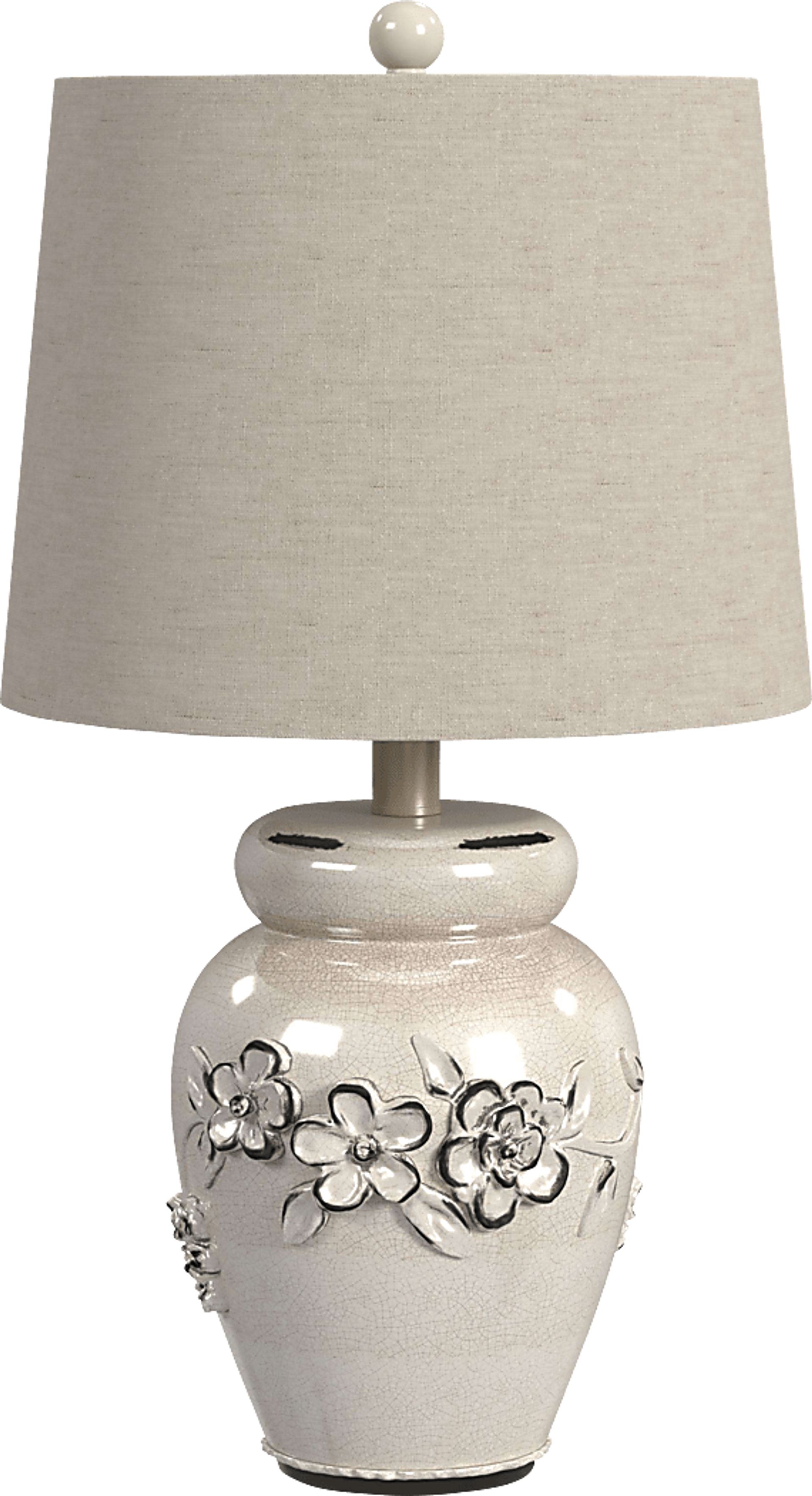 Ellicott Cove Ivory Lamp - Image 1