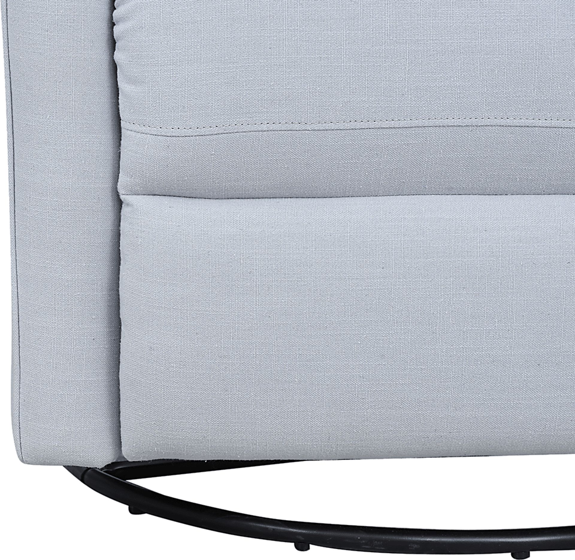 Ellie May Light Blue Power Glider Recliner with Swivel - Image 7