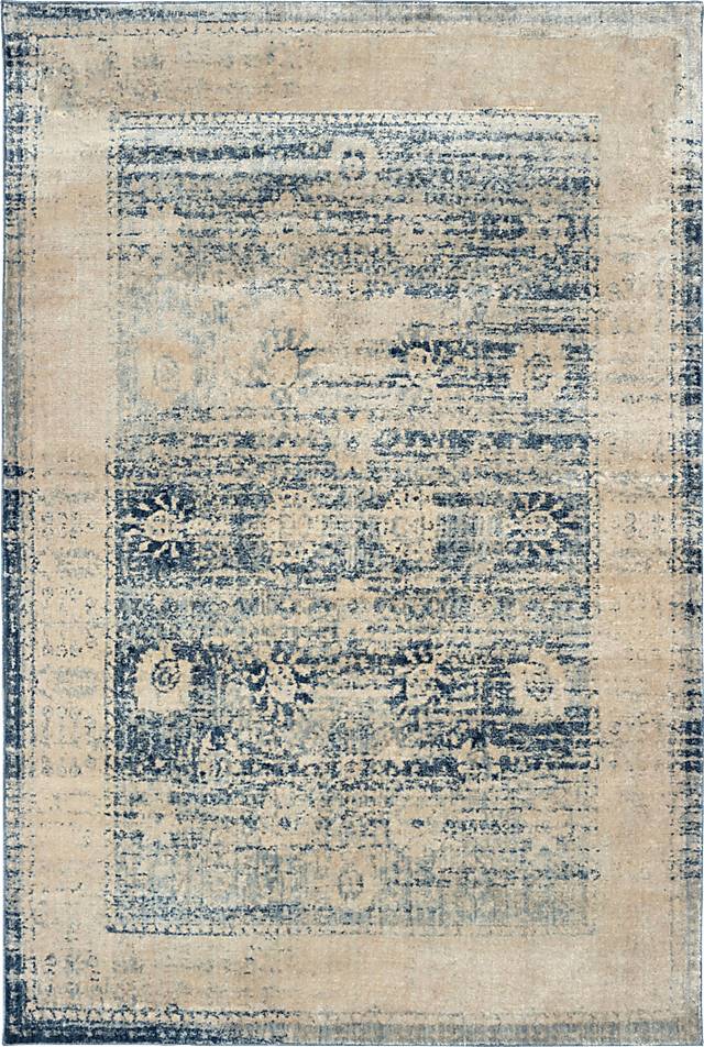 Ellina Blue 6'7 x 9'6 Rug - Thumbnail - Image 1
