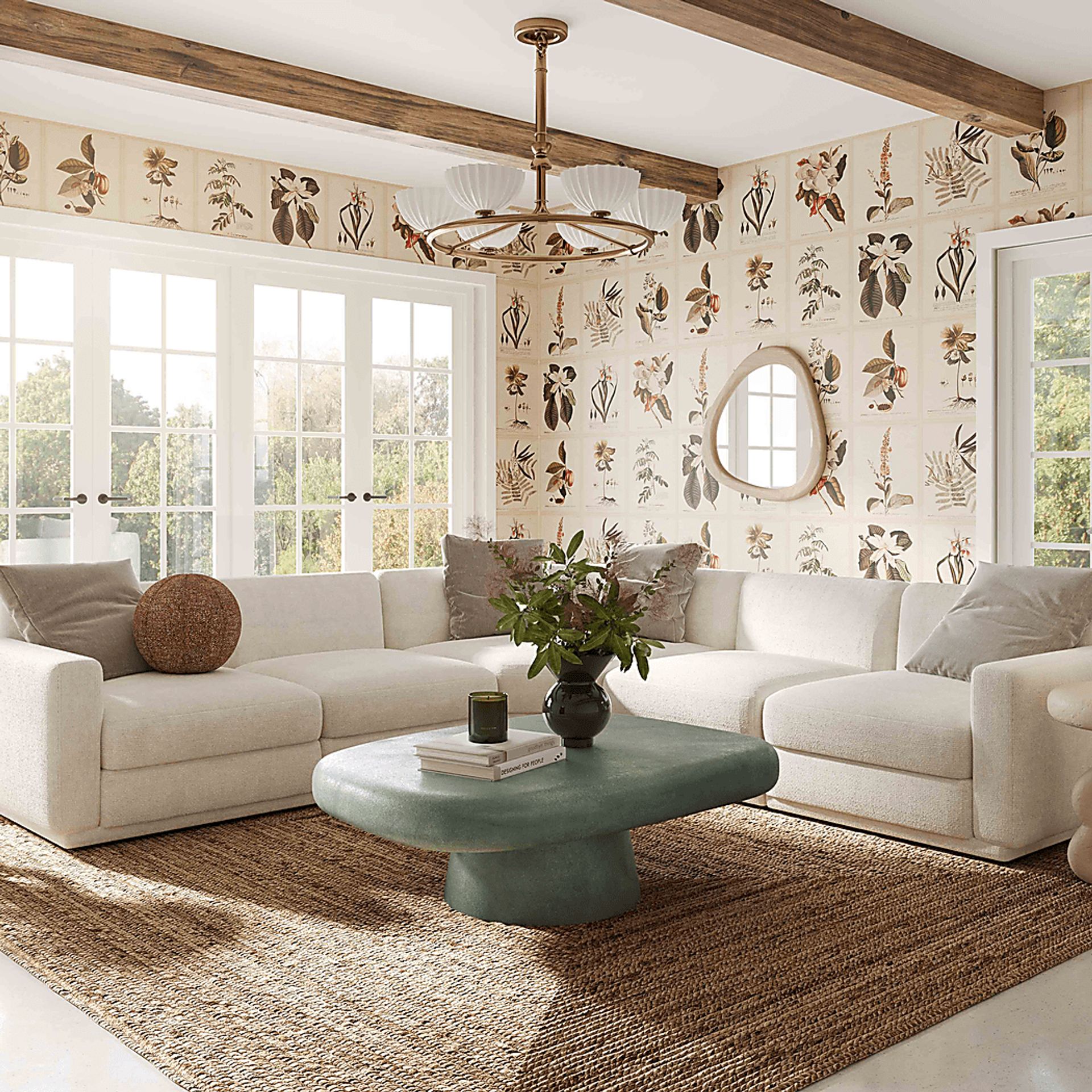 Ellingford Outdoor Green Cocktail Table - Image 2