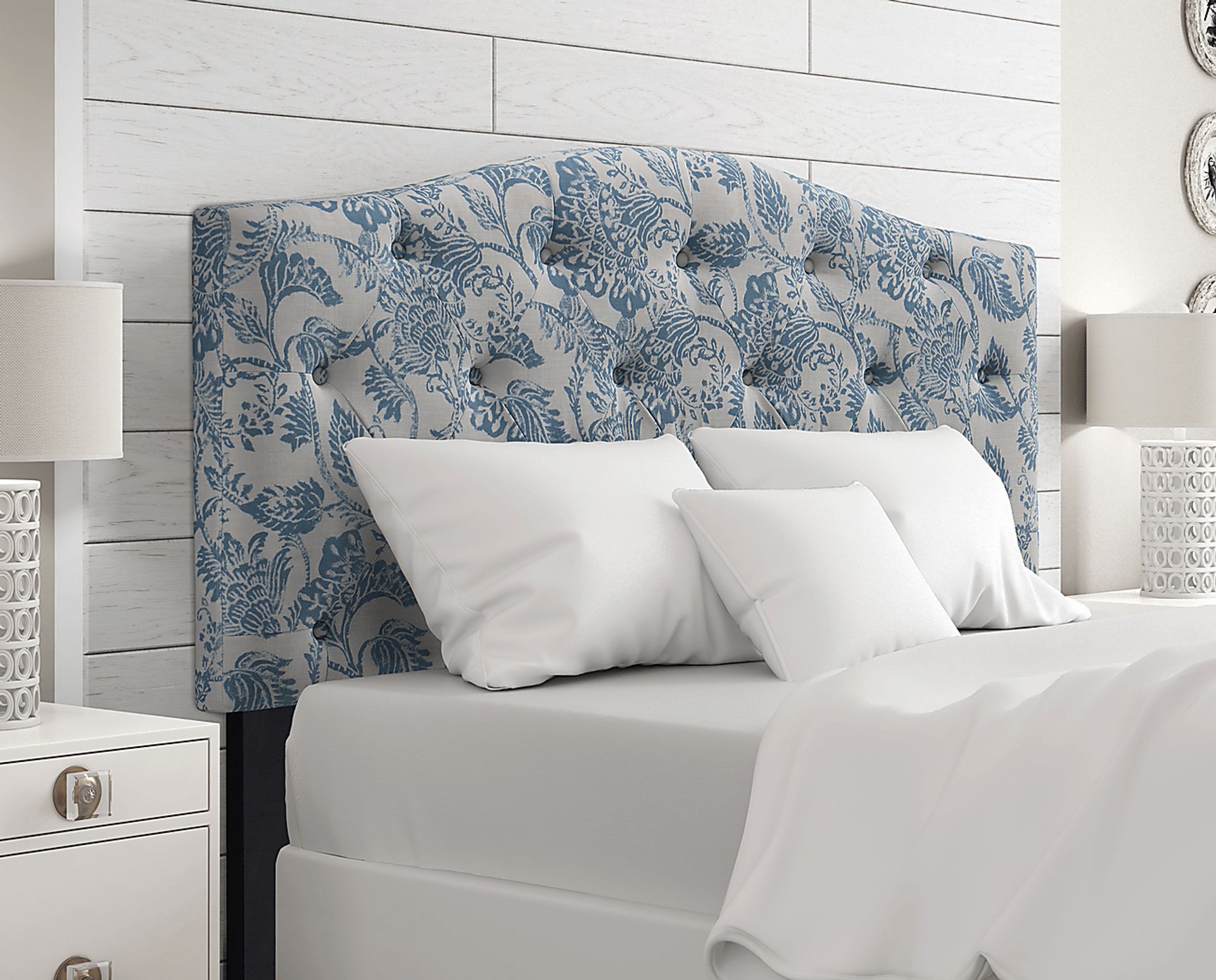 Ellingsworth Blue Full/Queen Headboard - Image 3