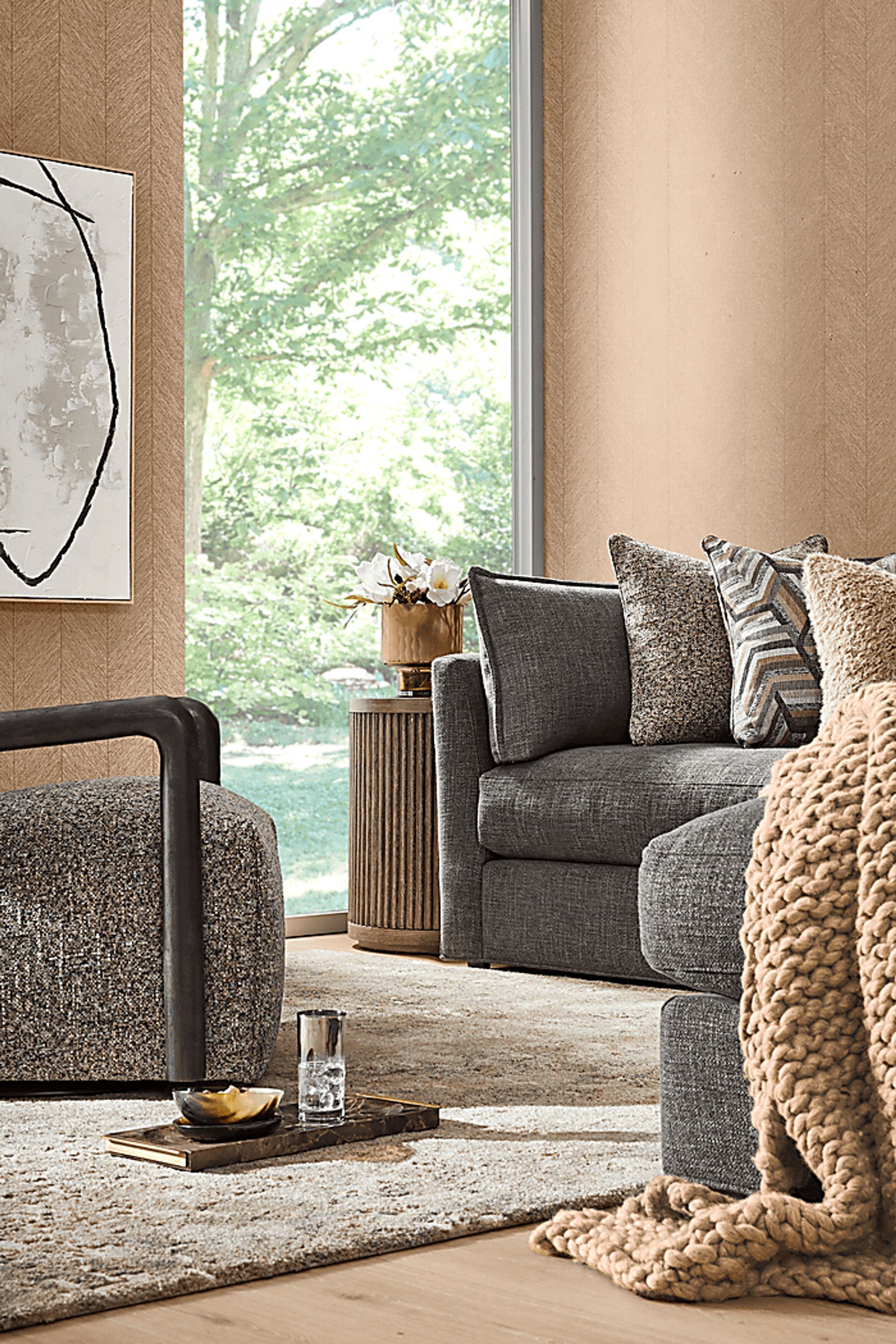 Ellington Black 2 Pc Sectional - Image 3