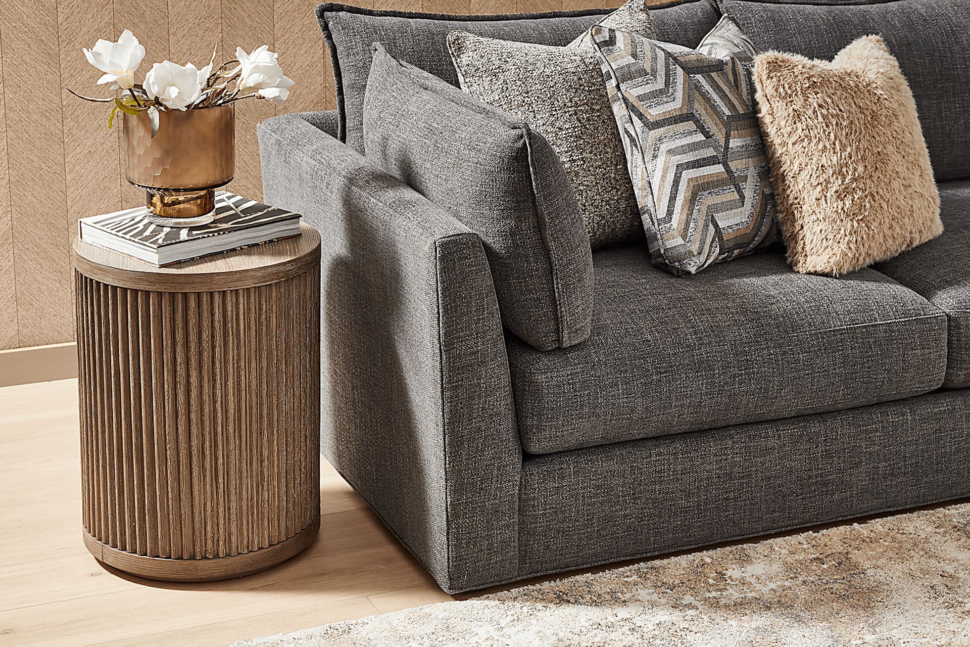 Ellington Black 2 Pc Sectional - Image 4