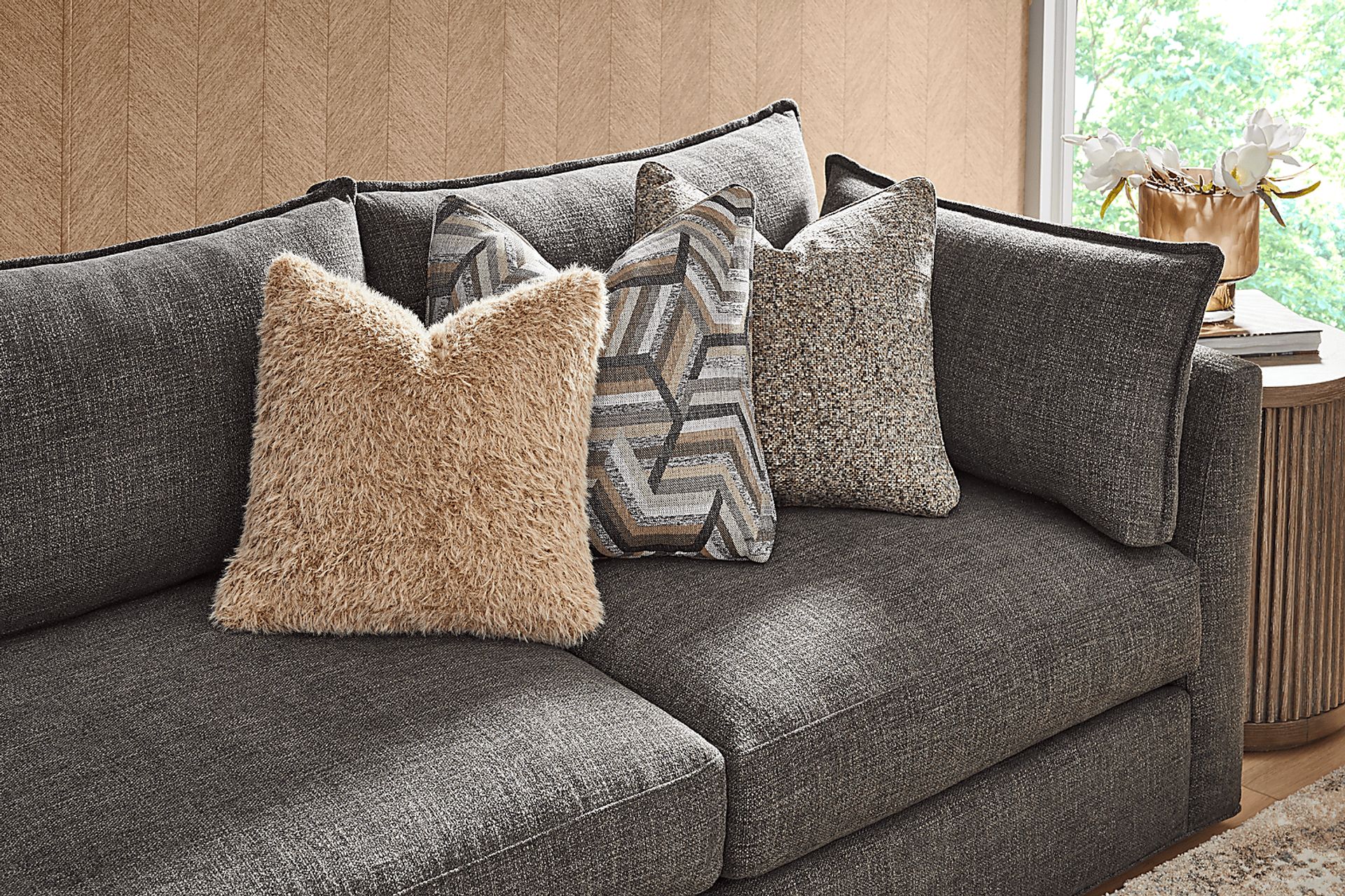 Ellington Black 2 Pc Sectional - Image 5
