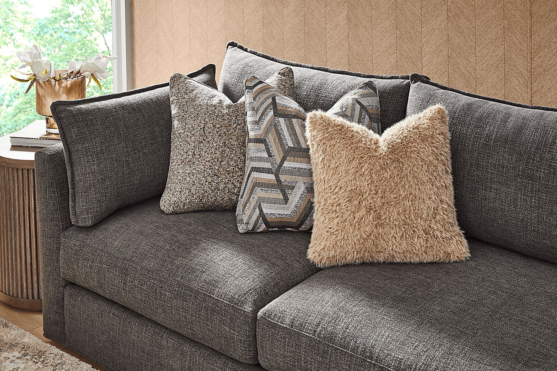 Ellington Black 3 Pc Sectional - Image 5