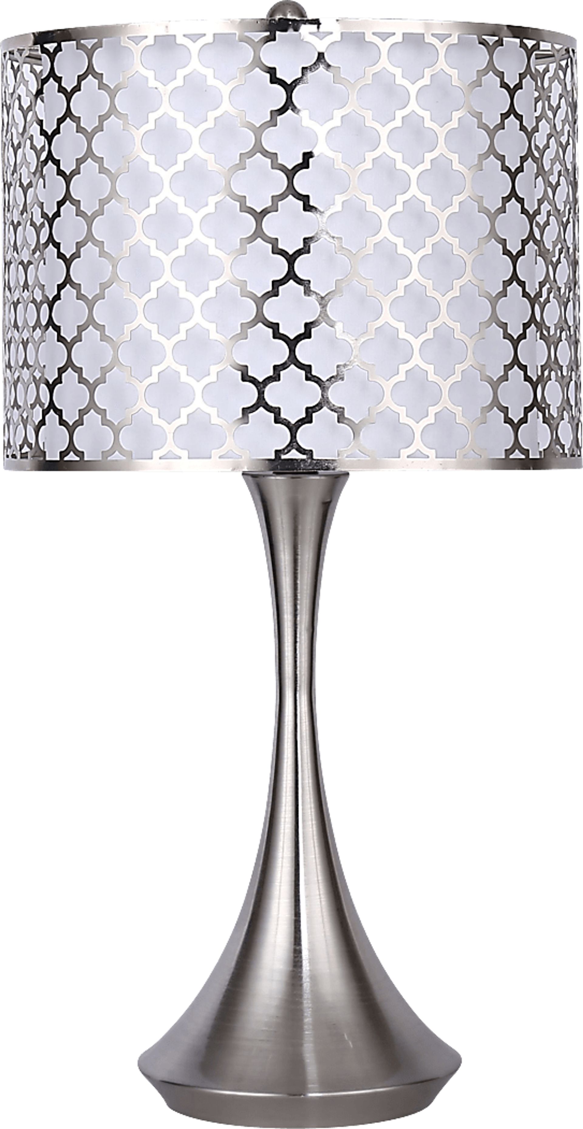 Ellington Place Silver Lamp - Image 1