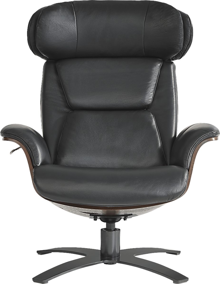 Elliot Leather Non-Power Reclining Swivel