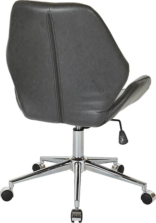 Elliota Black Office Chair - Thumbnail - Image 2