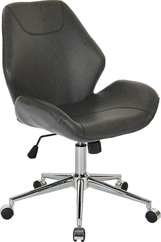 Elliota Black Office Chair - Thumbnail - Image 1