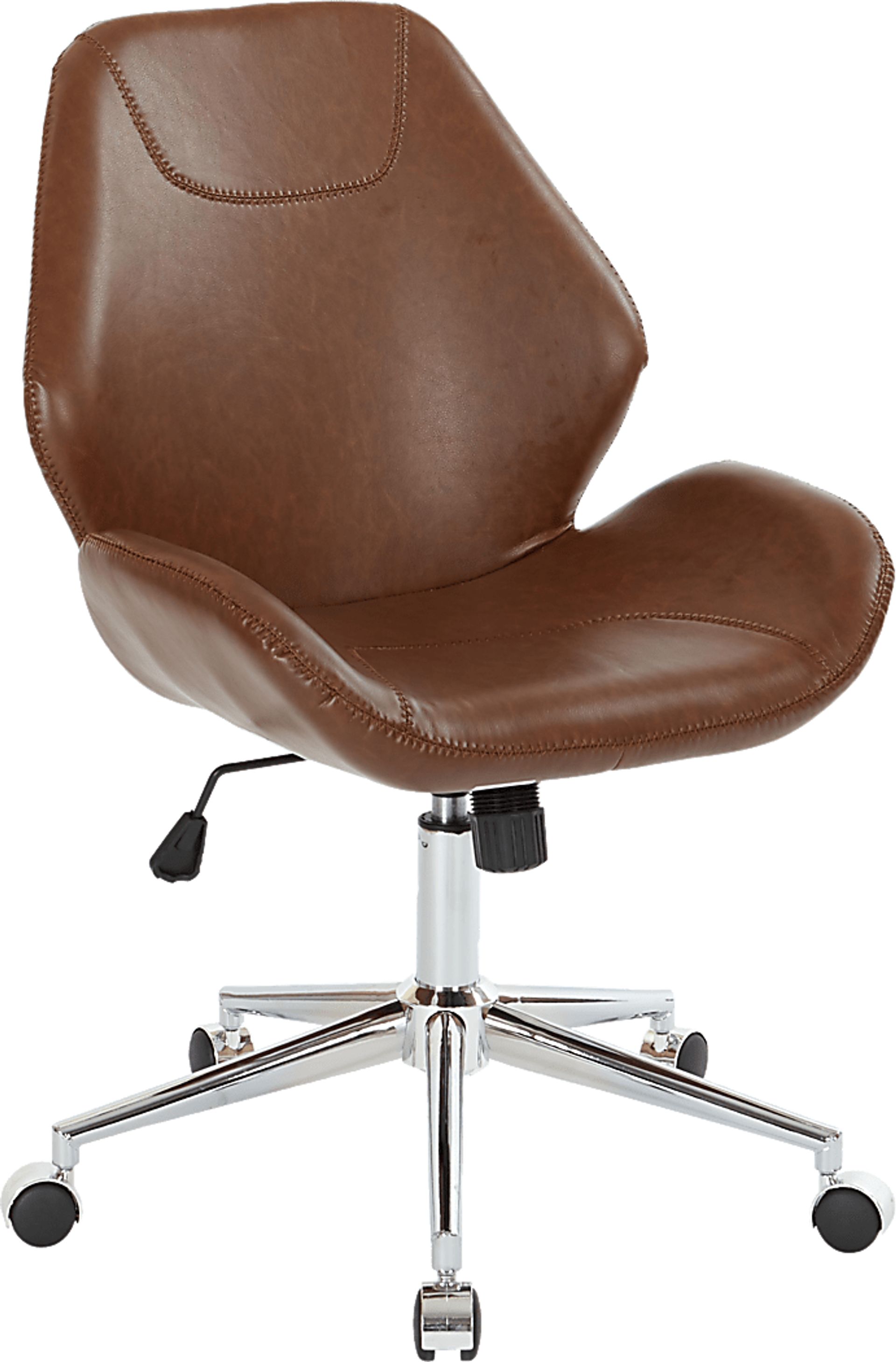 Elliota Brown Office Chair - Image 1
