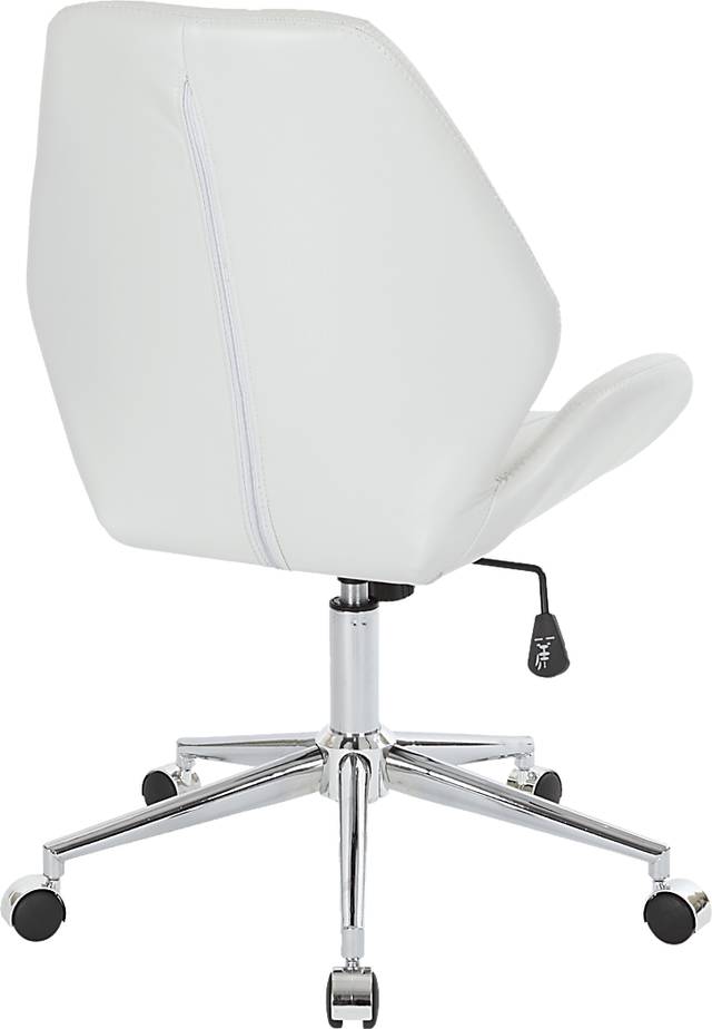 Elliota White Office Chair - Thumbnail - Image 2