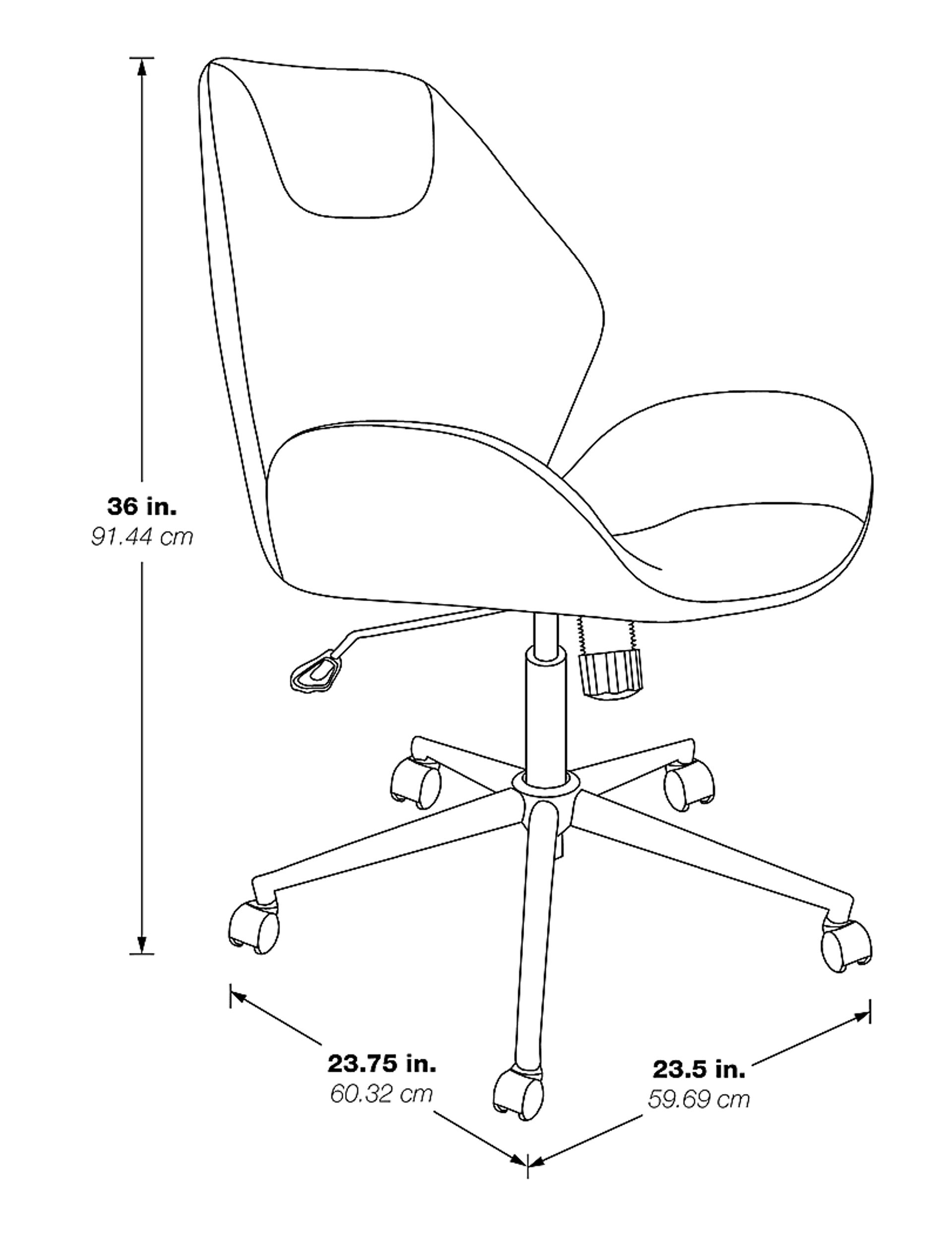Elliota White Office Chair - Image 10