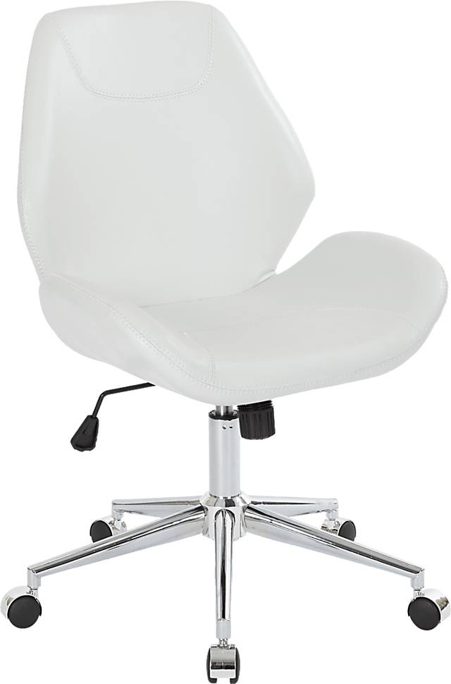 Elliota White Office Chair - Thumbnail - Image 1