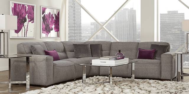 Ellis Graphite 3 Pc Sectional - Thumbnail - Image 2