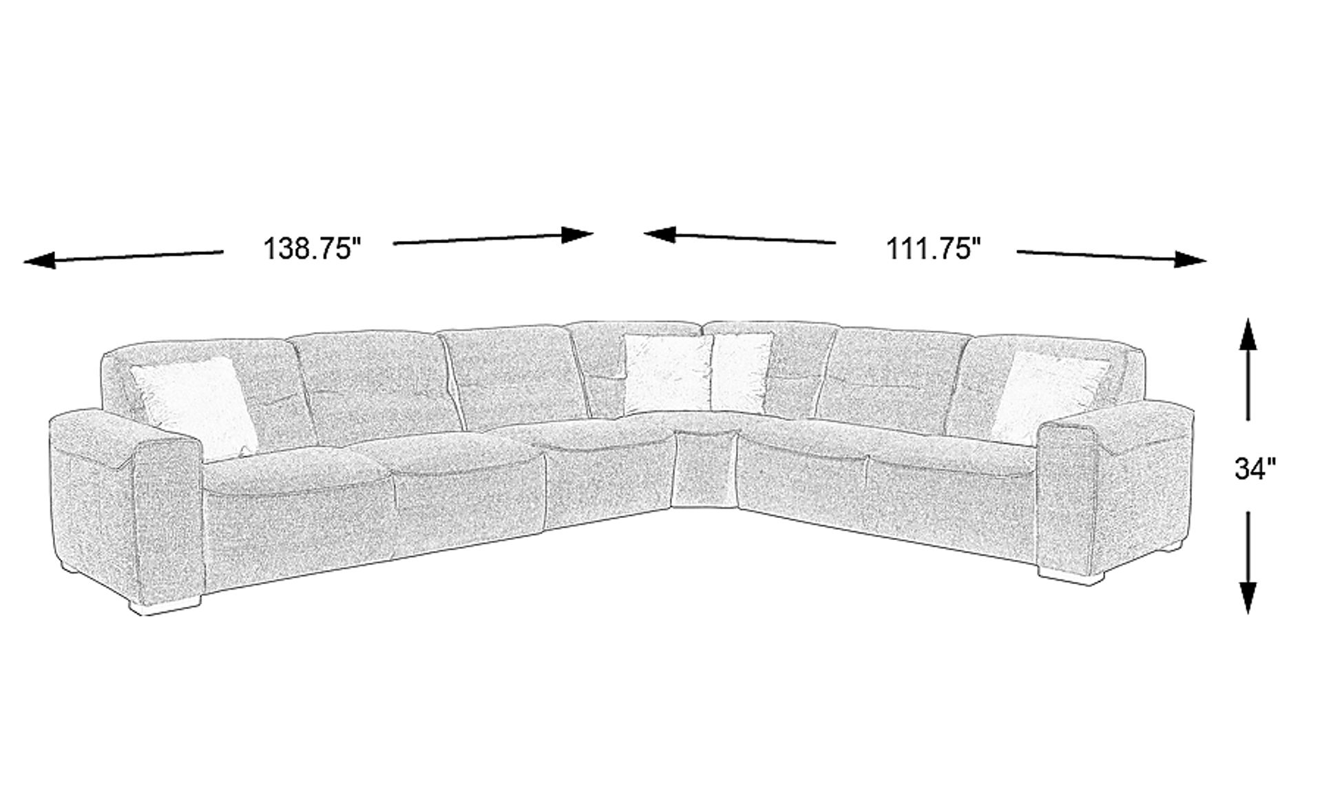 Dimension Image. Please refer to the Dimension Tab on this page for dimension details.