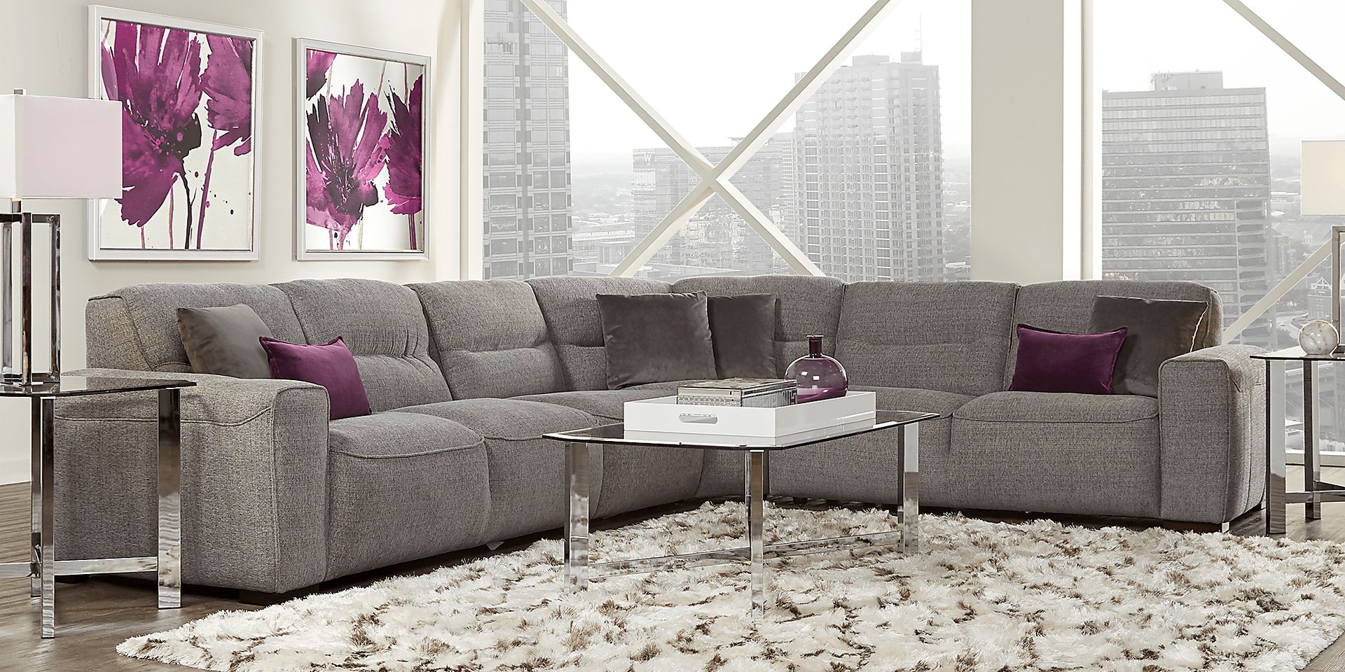 Ellis Graphite 4 Pc Sectional - Image 2