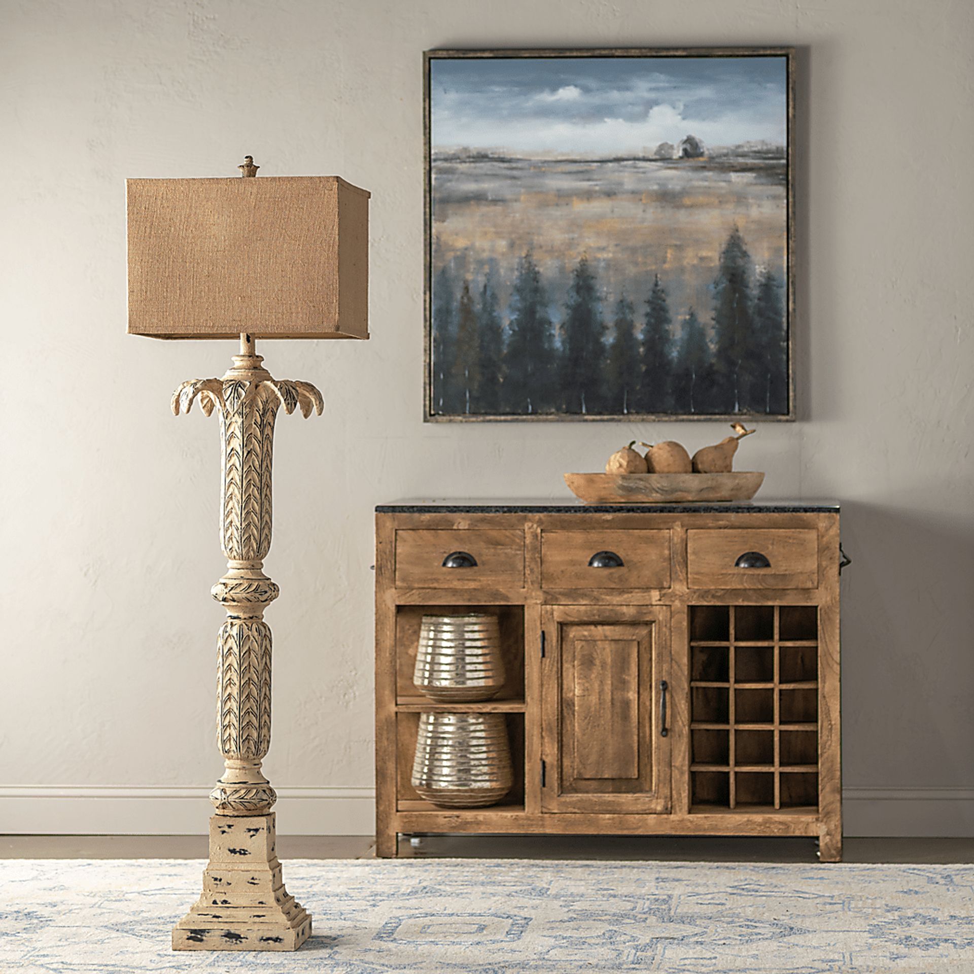 Ellis Point White Lamp - Image 3