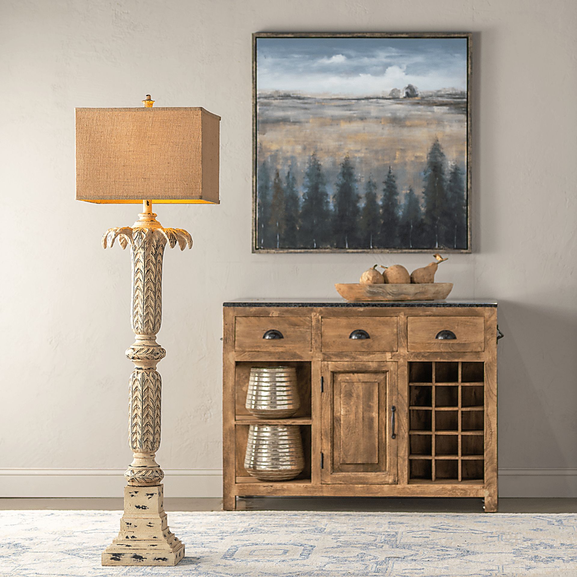 Ellis Point White Lamp - Image 4