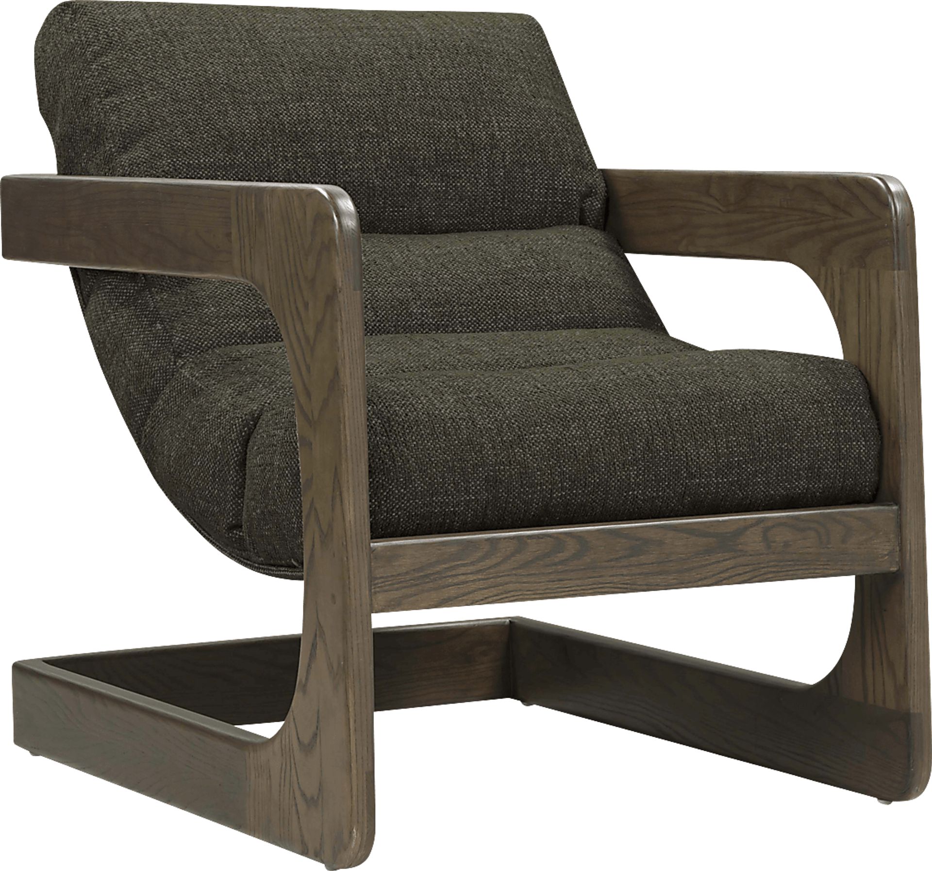 Ellisboia Dark Green Accent Chair - Image 1