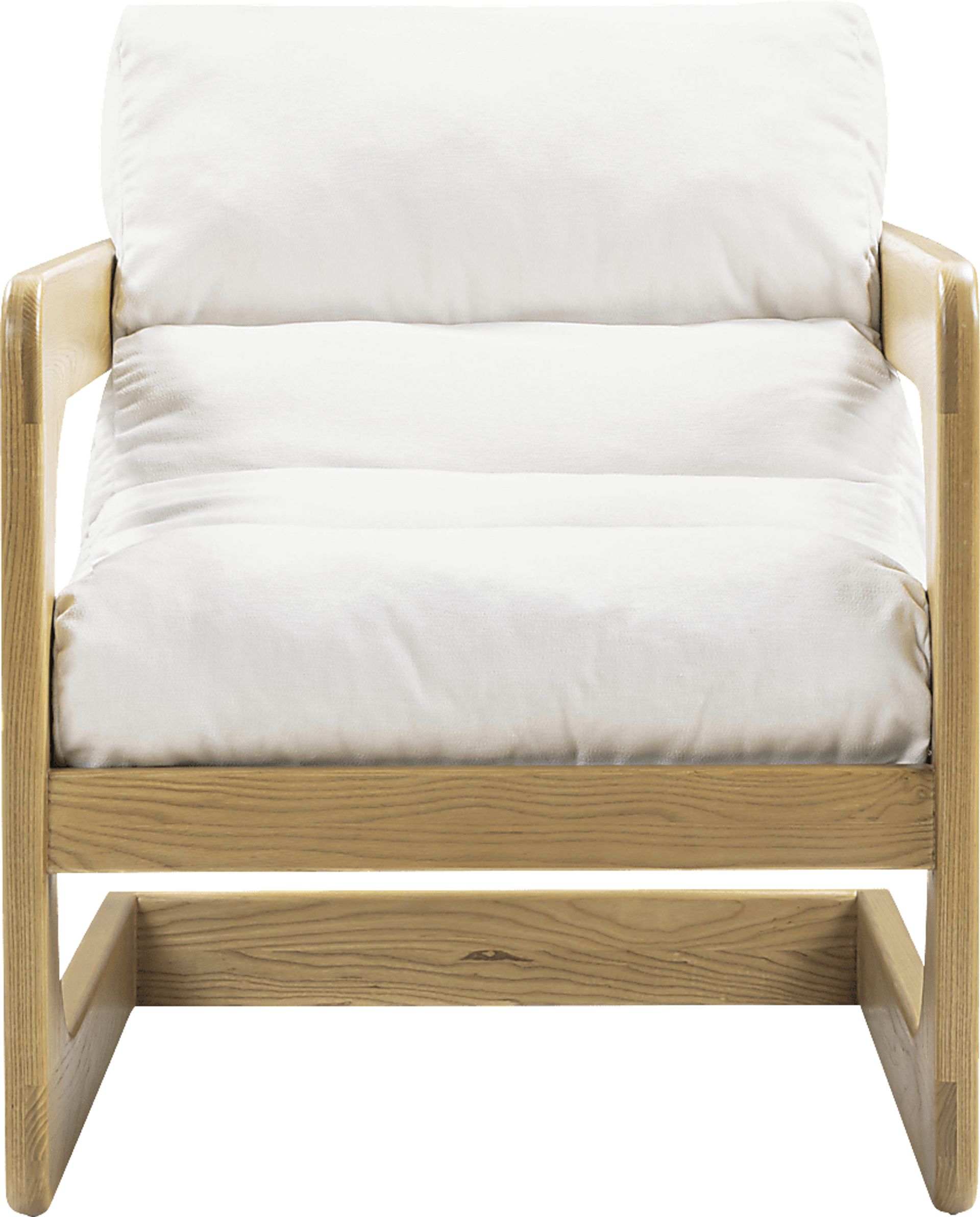 Ellisboia White Accent Chair - Image 2