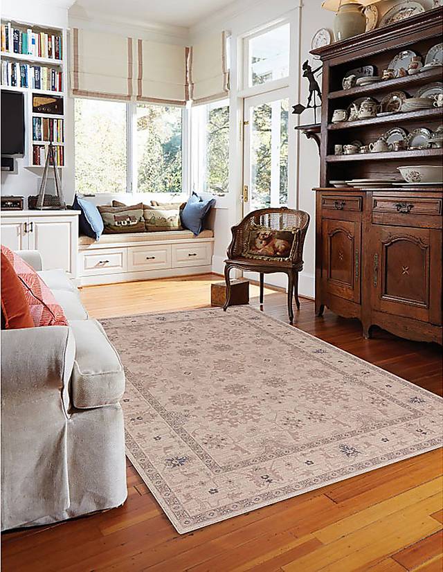 Ellisna Beige 5'3 x 7'6 Rug - Thumbnail - Image 2