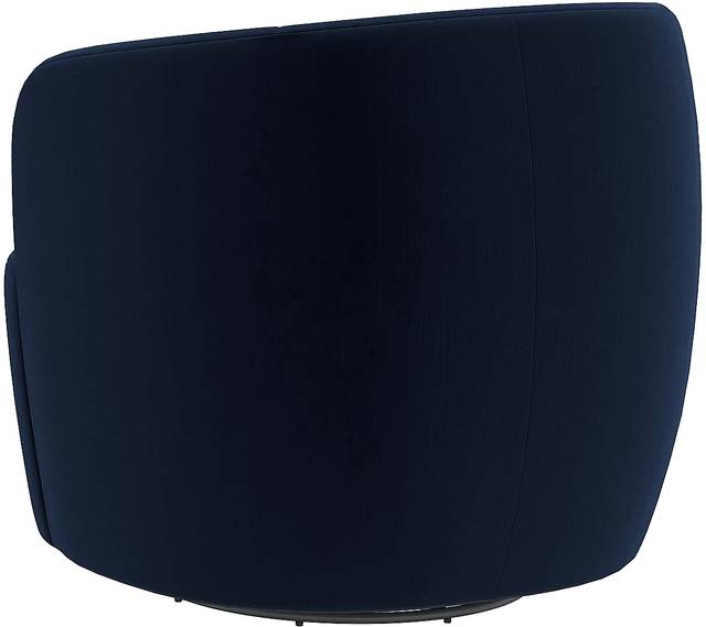 Elloran Blue Swivel Accent Chair - Thumbnail - Image 4