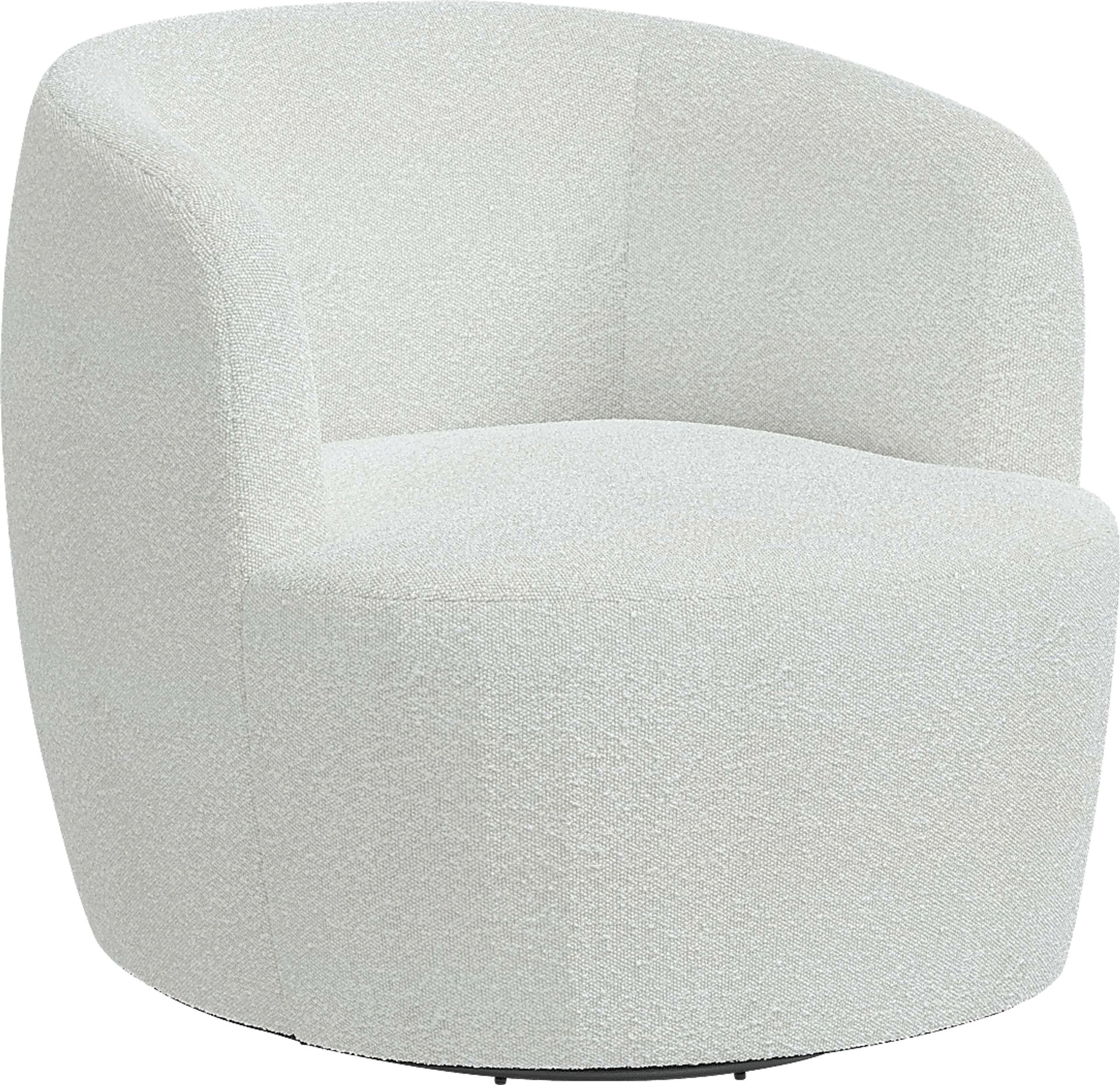 Elloran Cream Swivel Accent Chair - Image 1