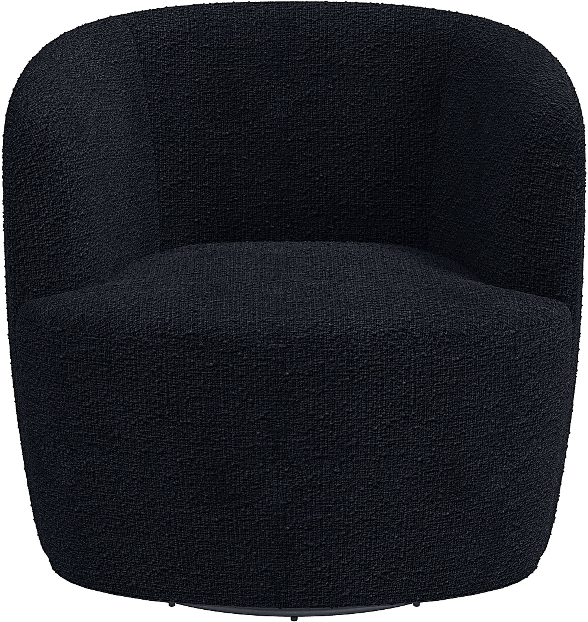 Elloran Dark Blue Swivel Accent Chair - Image 2