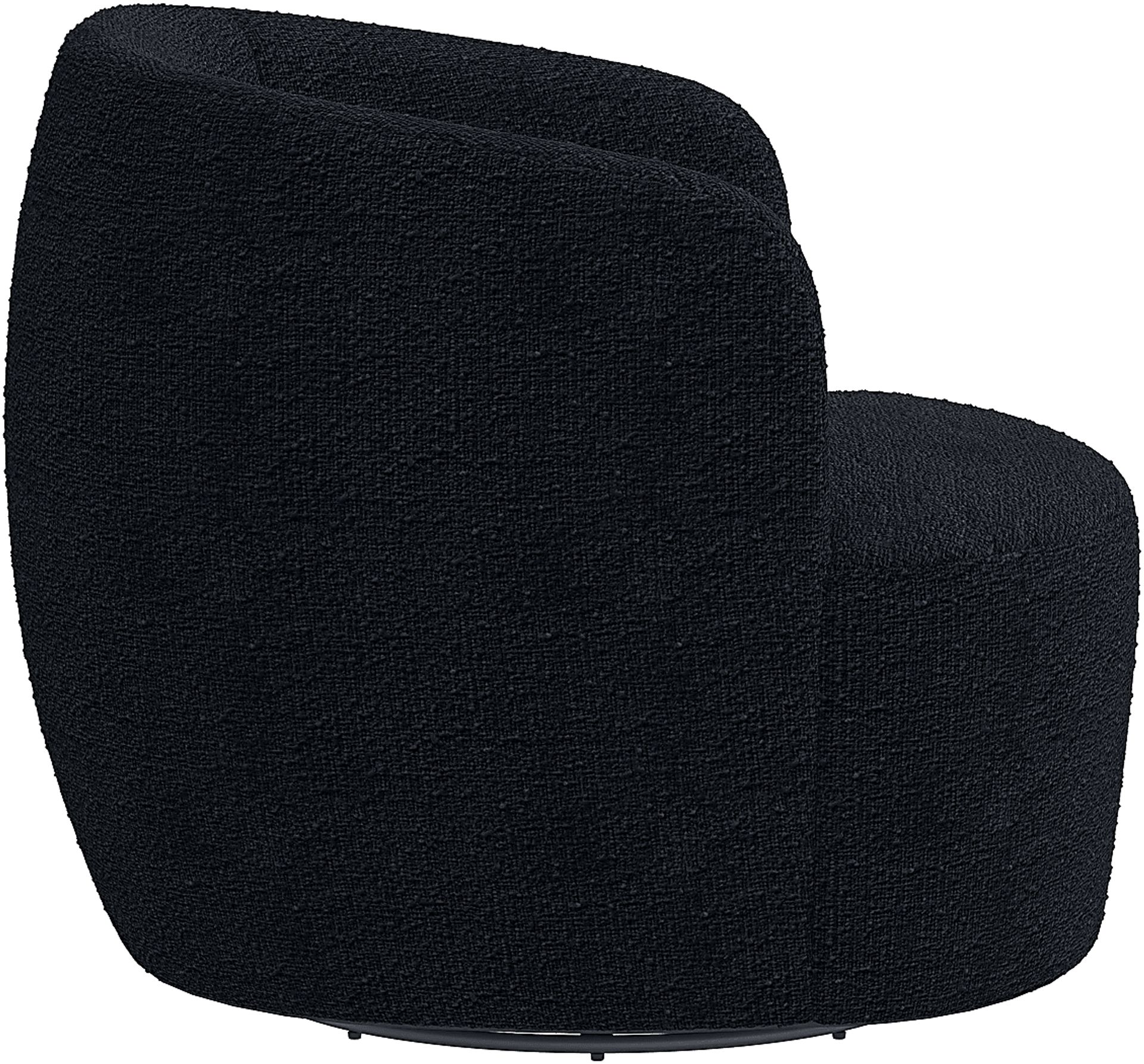 Elloran Dark Blue Swivel Accent Chair - Image 3