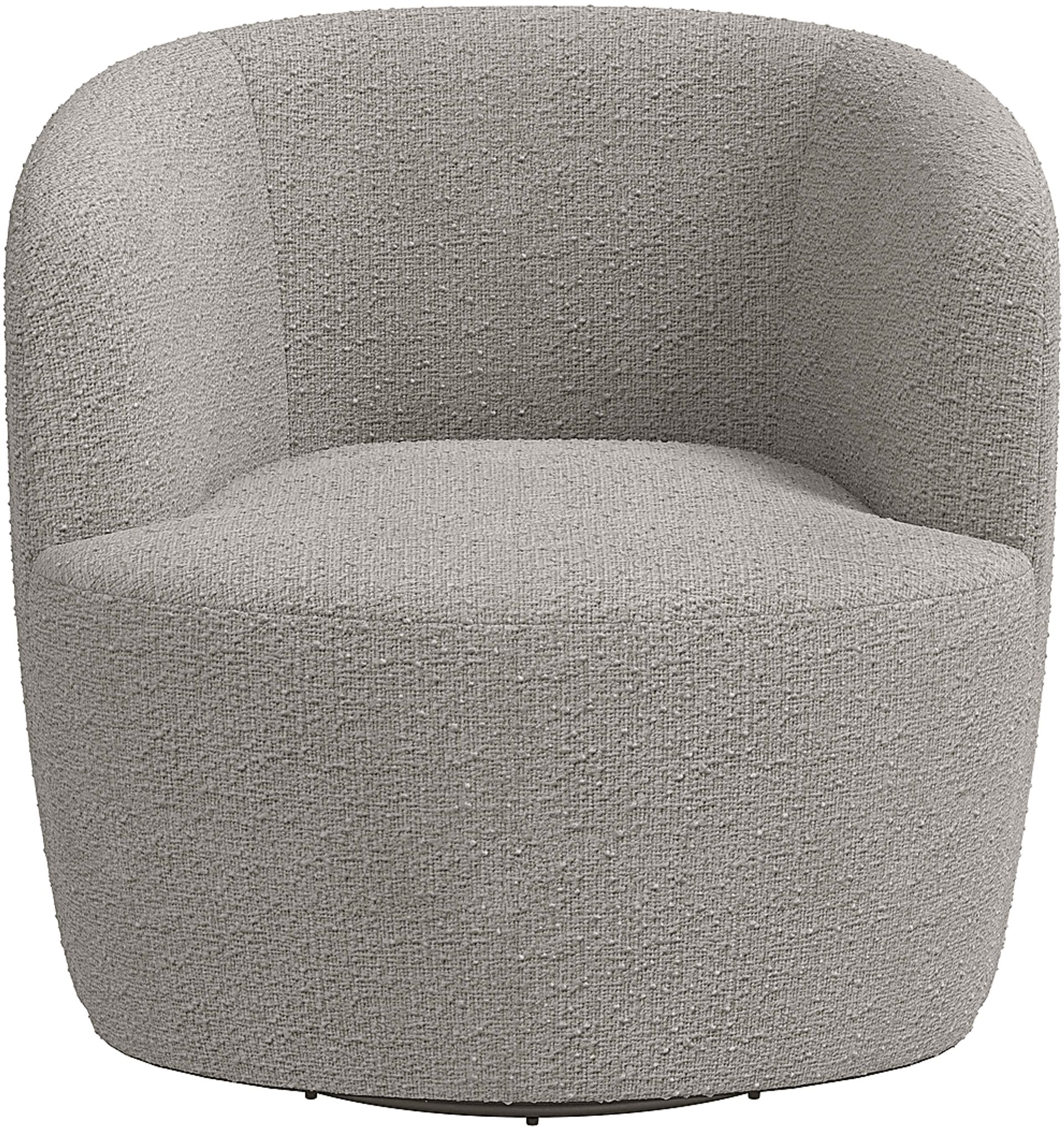 Elloran Gray Swivel Accent Chair - Image 2