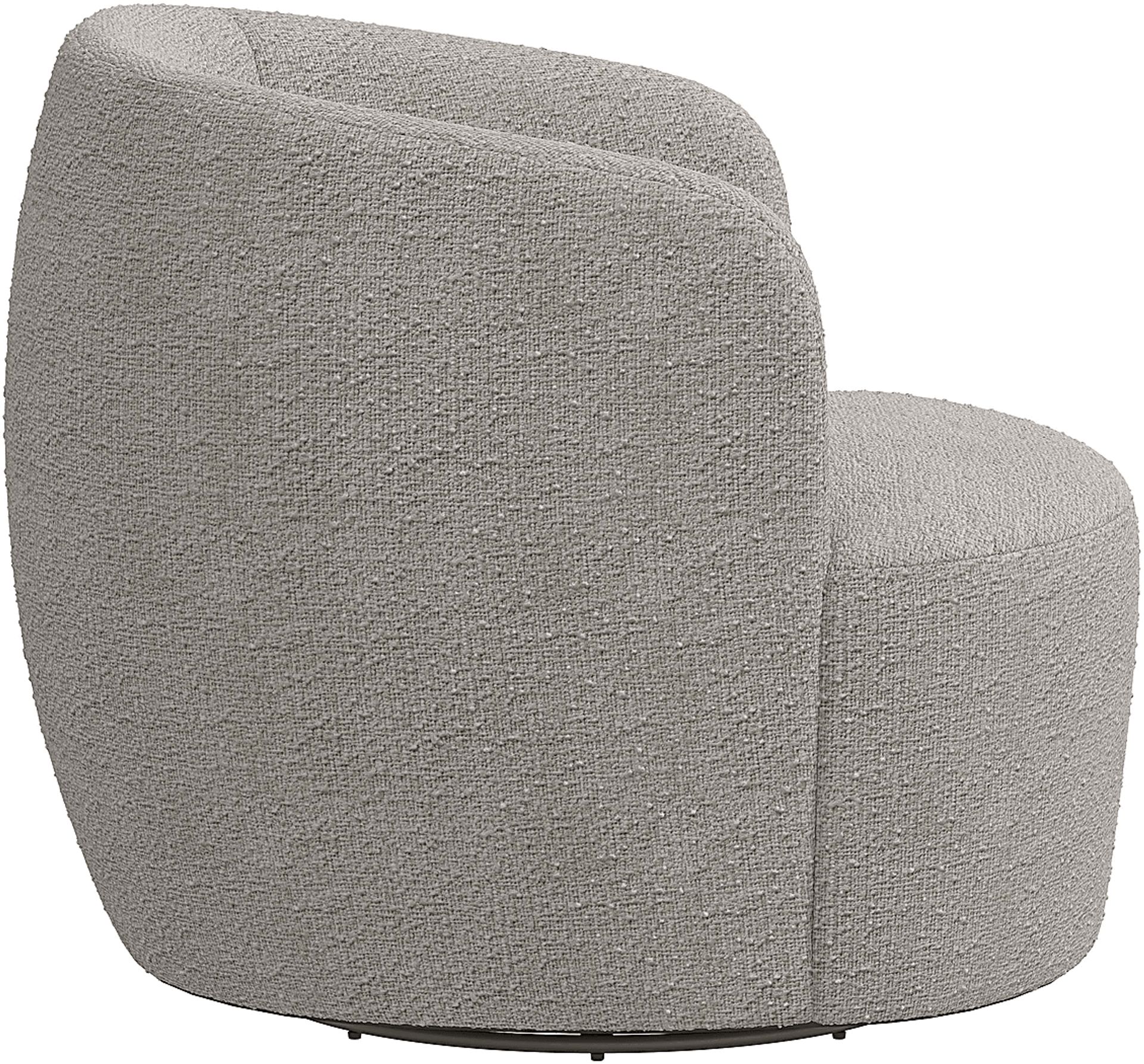 Elloran Gray Swivel Accent Chair - Image 3