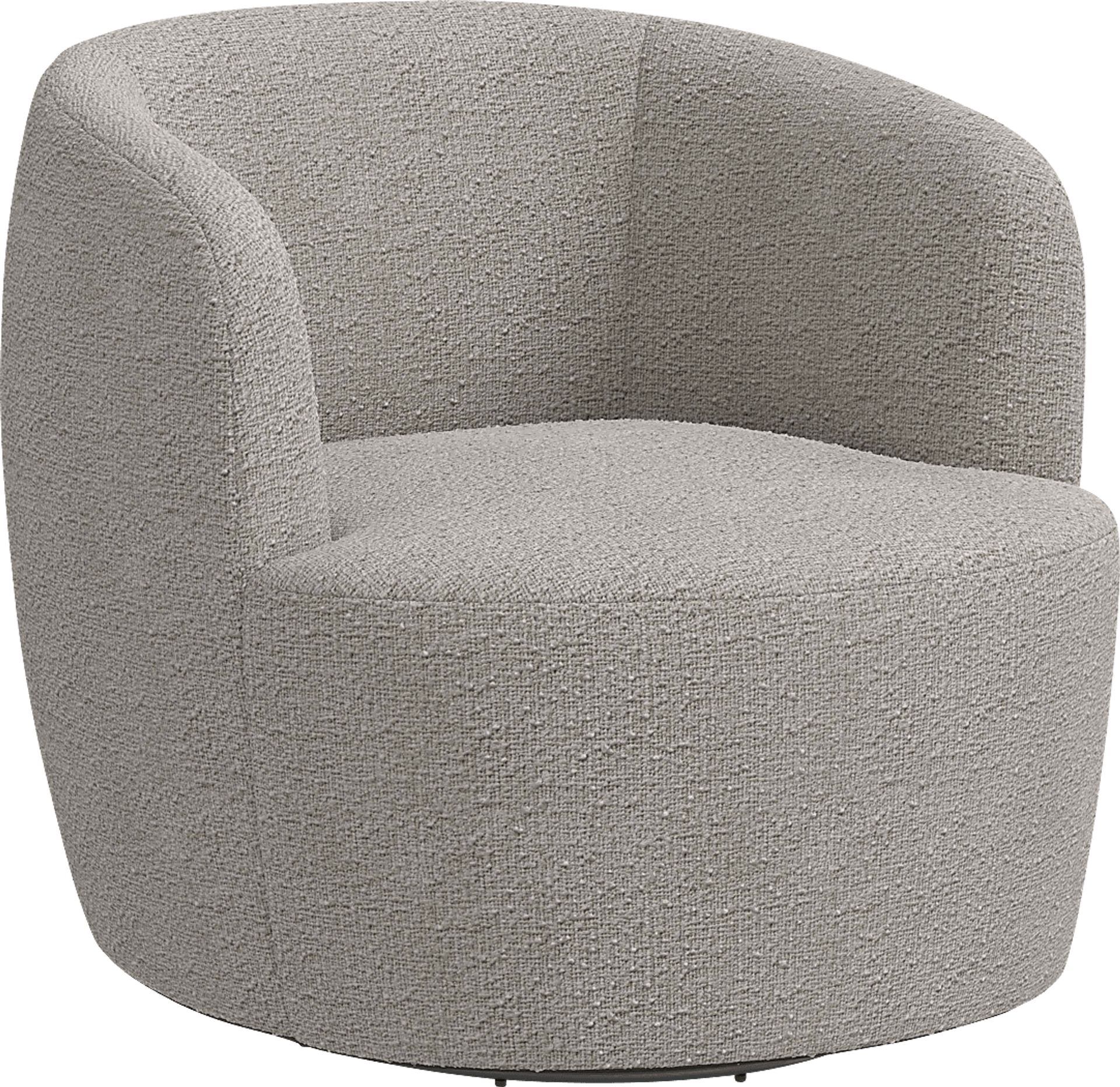 Elloran Gray Swivel Accent Chair - Image 1
