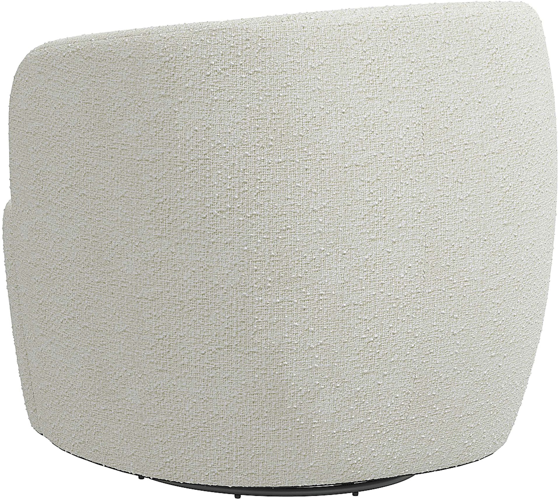 Elloran White Swivel Accent Chair - Image 4