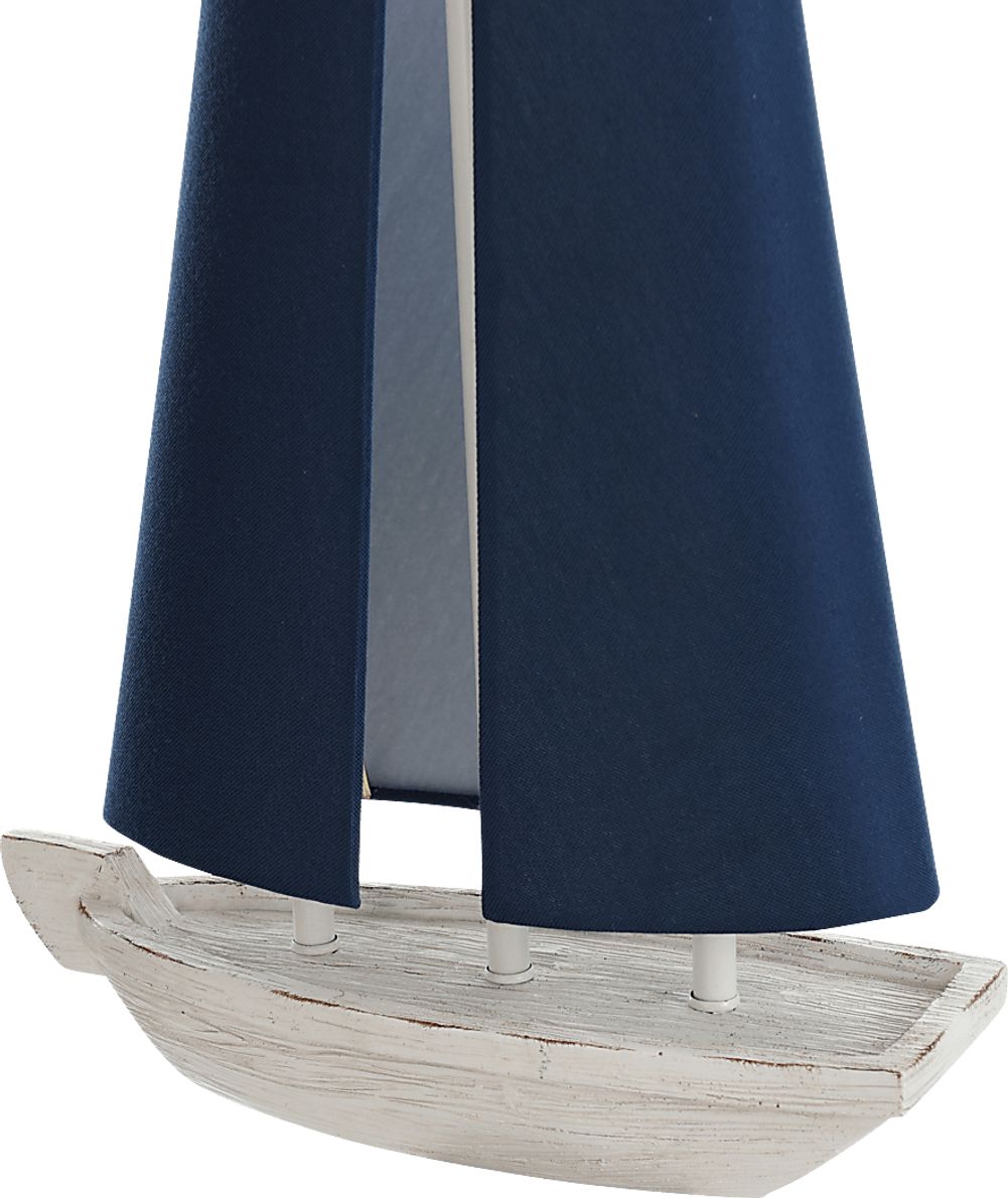 Elloree Shores White Lamp