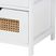 Ellortina White Storage Bench