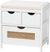 Ellortina White Storage Bench