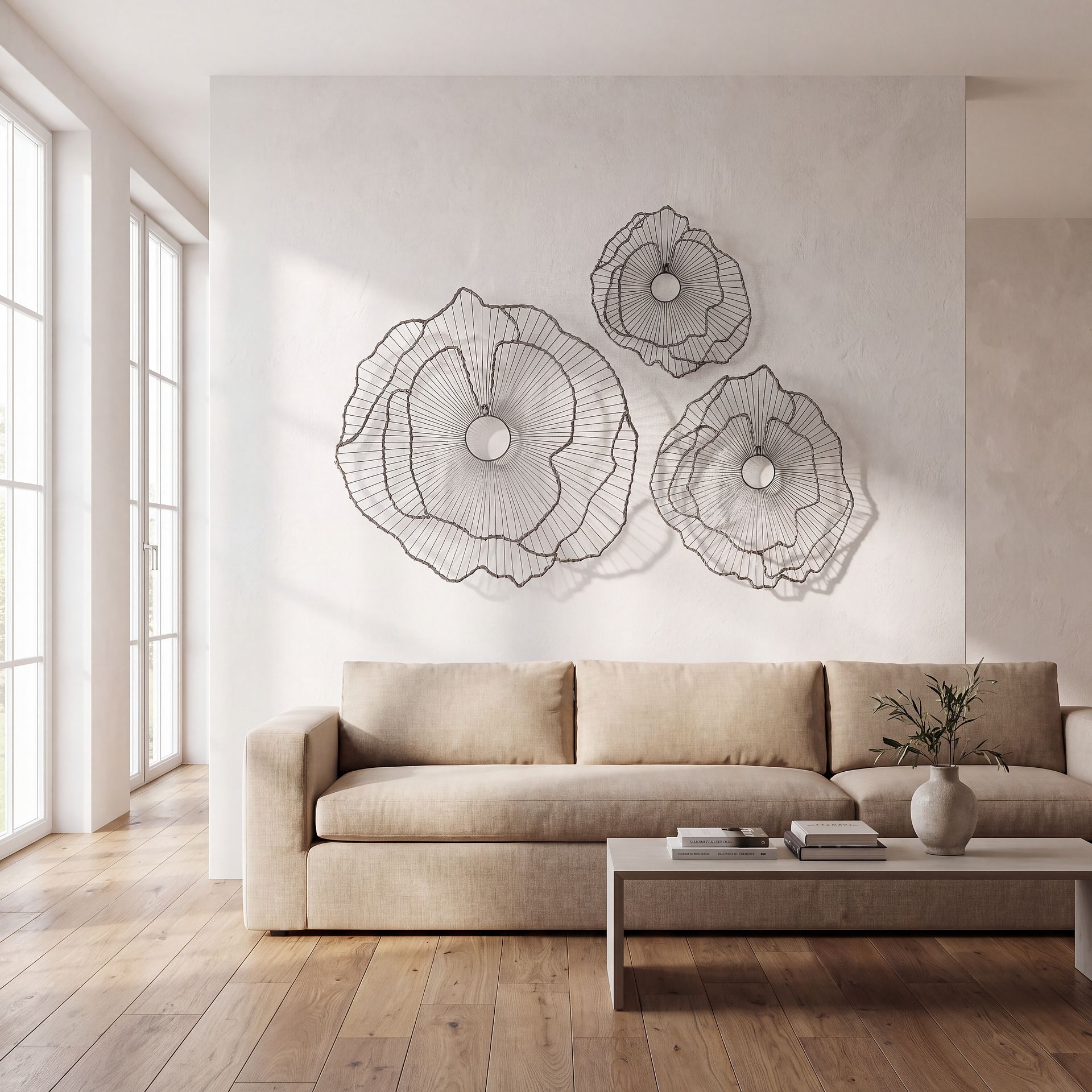 Ellsberg Gold Wall Art, Set of 3 - Image 2
