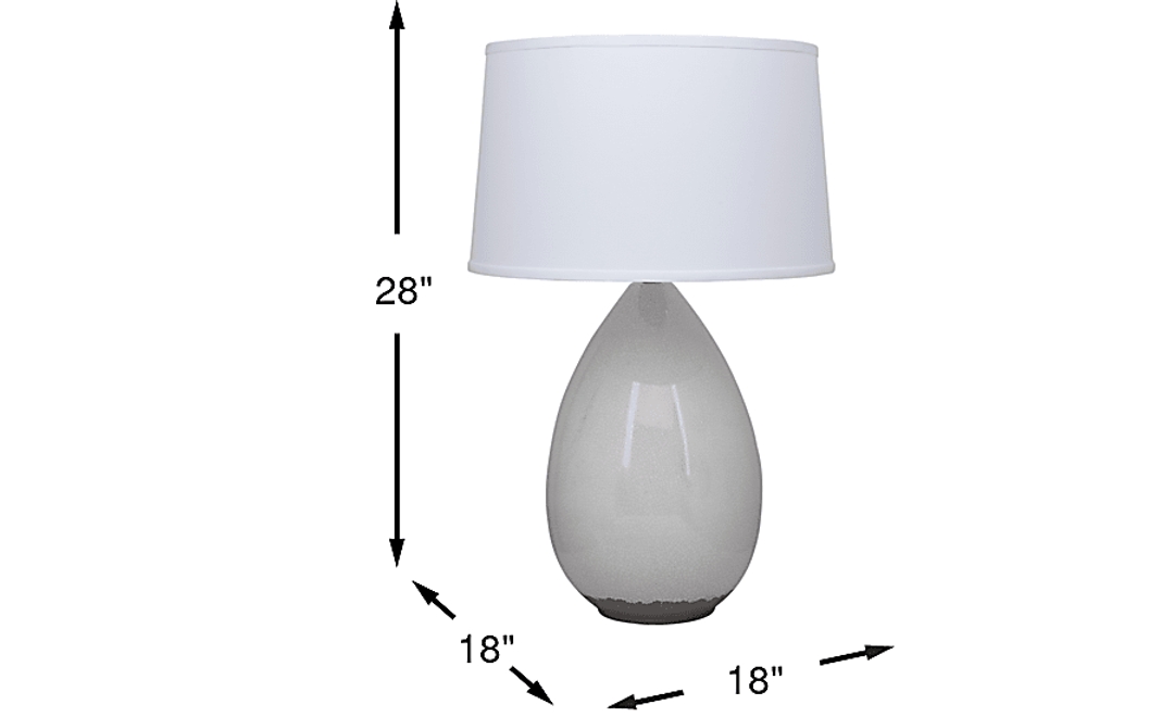 Ellston Off-White Lamp
