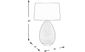 Ellston Off-White Lamp