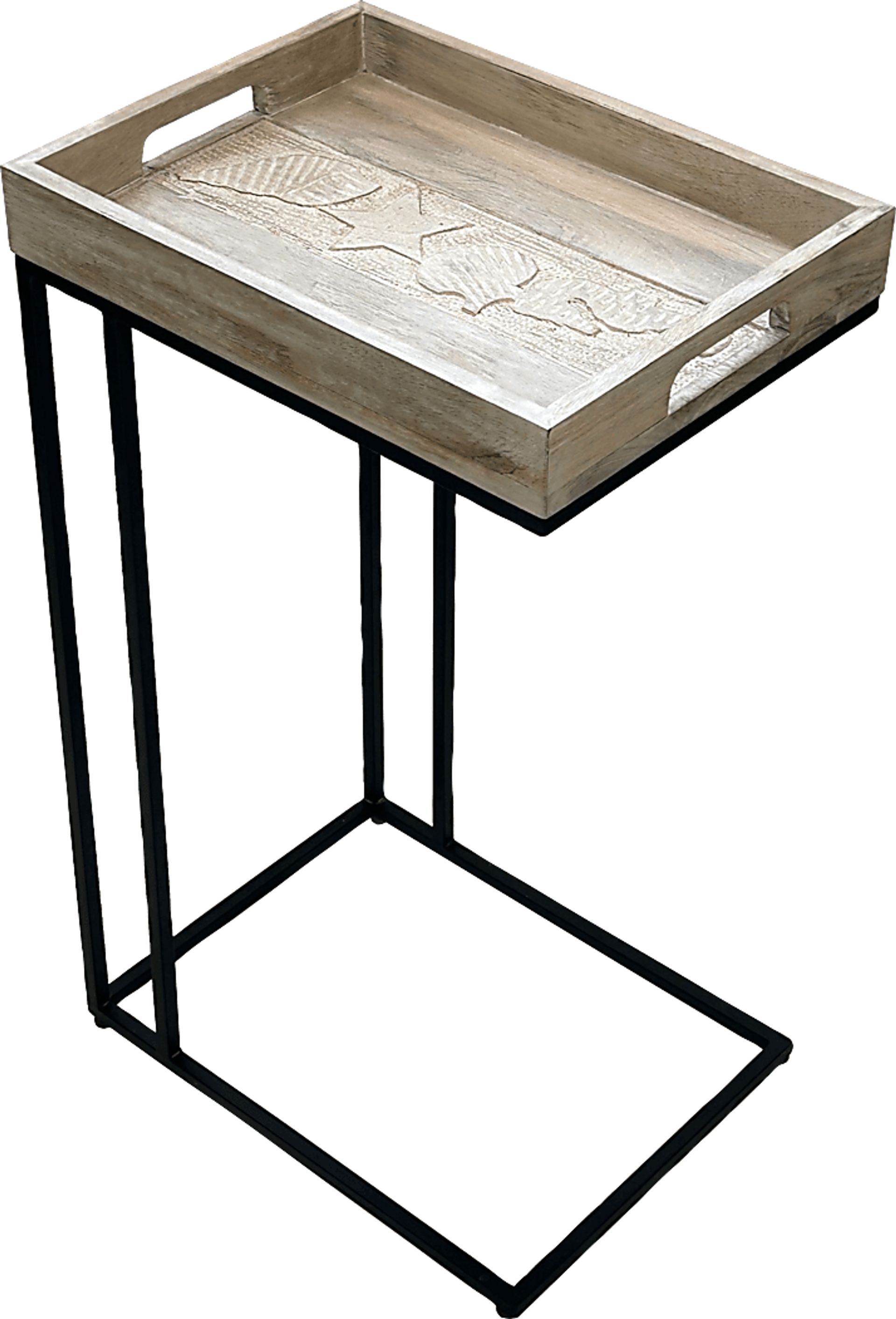 Ellwood Natural Chairside Table - Image 1